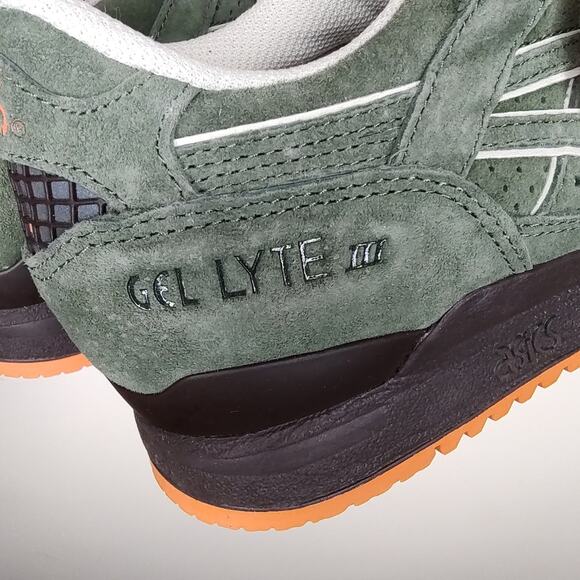 ASICS x Kith Gel-Lyte III Ronnie Fieg Sneaker in Militia Green Size 6 - Picture 4 of 9